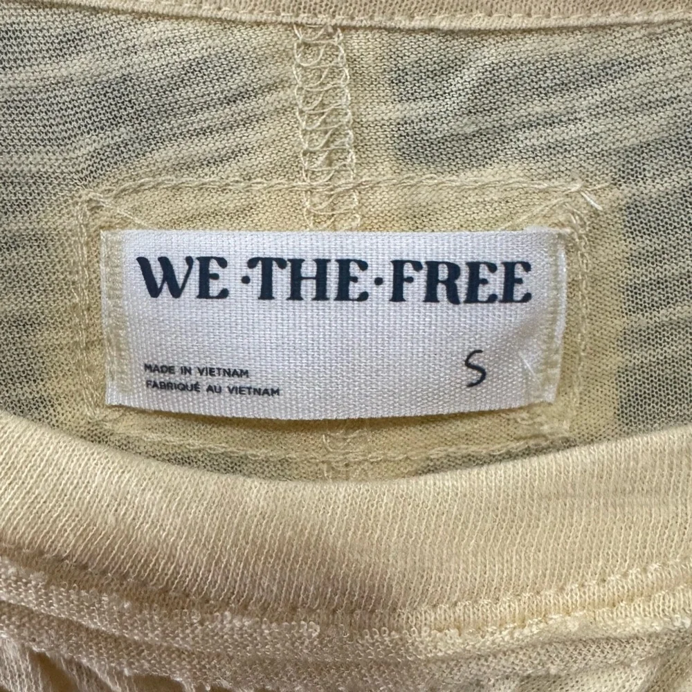 FREE PEOPLE We The Free Sylvie Long Sleeve TEE TOP - Picture 7 of 9